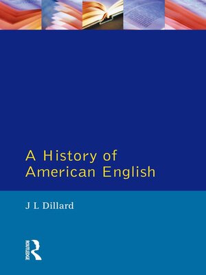 cover image of A History of American English